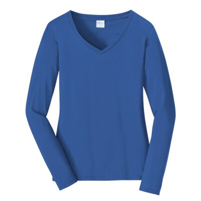 Women's Long Sleeve Fan Favorite V Neck Tee Thumbnail