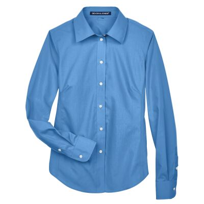 Women's Crown Collection® Broadcloth Woven Dress Shirt Thumbnail