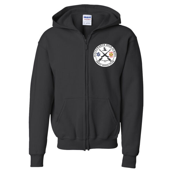 Rifle Team - Youth Heavy Blend™ Full-Zip Hooded Sweatshirt Thumbnail