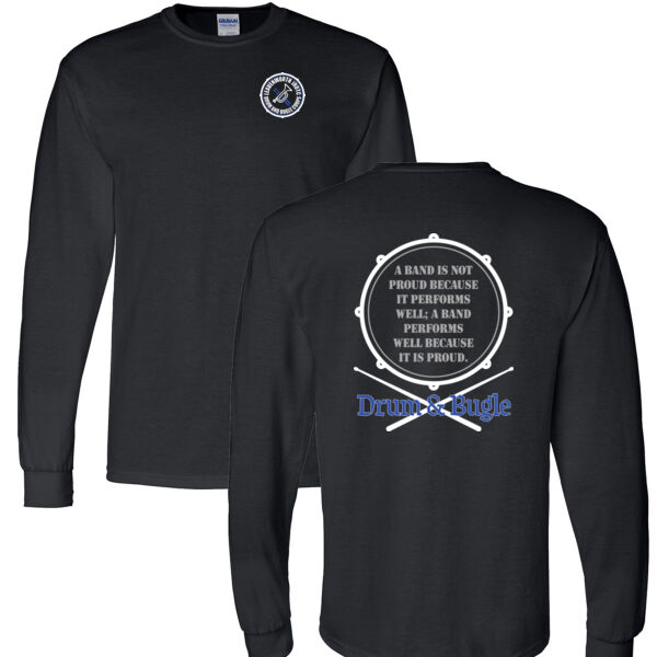 Drum & Bugle - DryBlend® 50/50 Long Sleeve T-Shirt Thumbnail
