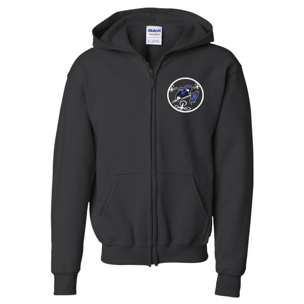 Pioneer Drone Team - Youth Heavy Blend™ Full-Zip Hooded Sweatshirt Thumbnail