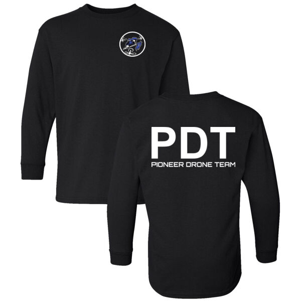 Pioneer Drone Team - Heavy Cotton™ Youth Long Sleeve T-Shirt Thumbnail