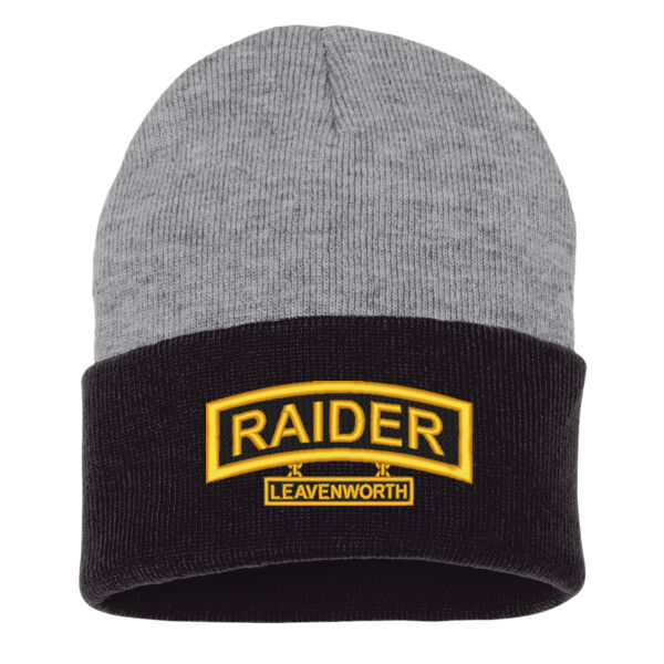 Raider - 12" Color Blocked Cuffed Beanie Thumbnail
