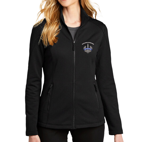 Calvary Angels - Women's Grid Fleece Jacket Thumbnail